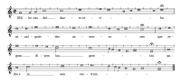 [R]iberas ꝺel duero aրiba | caualguão ꝺos çamoranos | que segum ꝺizem las gemtes | paꝺre e jo som emtrambos | palauras ꝺe grã soberuia | elhos uenião abramdo | que se matariã com trez | e esperarião a quatro | J se simco le uiniesem | no le ꝺexariã el campo | com tal que no fuesẽ primos | ni menos fuesem ermanos | ni uiniese el cid entrelhos | ni bermudes su criado | ni alguno ꝺe su casa | ni menos su paniagado | ojdo lo ão los trez comdes | que los estão escuchamꝺo | ni uos matareis cõ trez | ni esperareis a quatro | e se sinco hos uinierẽ | fuyres tuꝺos ꝺel campo | mas tomalas urãs armas | J esperanos en el campo | arma el uiejo a su Jio | ꝺesta manera le a habrado
 
 